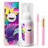 Lash Shampoo for Lash Extensions 60ml Eyelash Extension Cleanser Cleaning Kit with Shampoo Brush & Mascara Brush