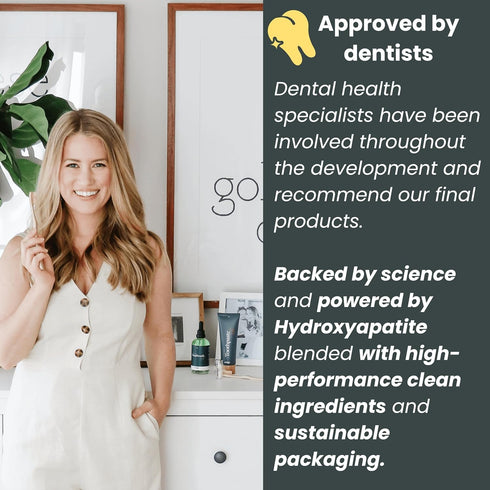Nudge 10% Nano-Hydroxyapatite Toothpaste, Fluoride-Free, SLS Free, All Natural Ingredients, Mild Mint, 4 oz