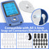 24 Modes Tens Unit Muscle Stimulator, Rechargeable Tens Machine with 8 Electrode Pads for Pain Relief Therapy