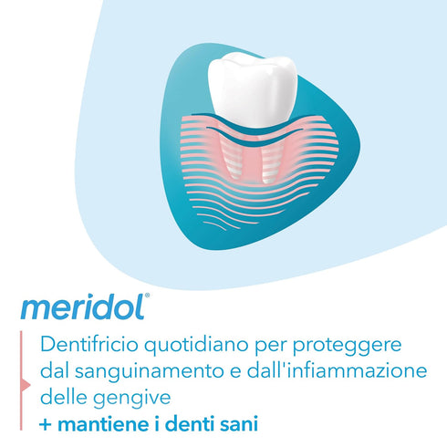 Meridol Pack (2 75 ml) GENCIVES IRRITEES Dentifrice Double x