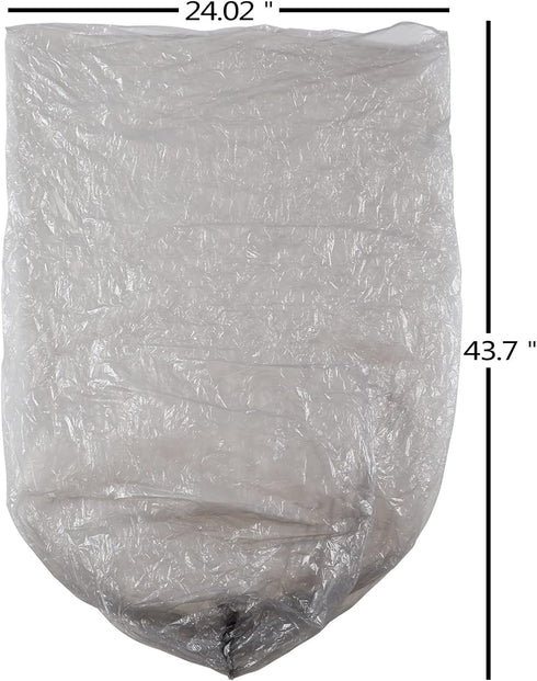 18 Gallon Large Kitchen Trash Bag, Gray Garbage Bag, 100 Counts by Hommp
