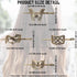 Viking Metal Hair Clips: 8-Pack Vintage Hair Sticks for Buns Silver Gold Retro Celtic Hair Accessories