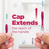 GUM Proxabrush Go-Betweens - Moderate Interdental Brushes, Soft Bristled Dental Picks for Plaque Removal & Gum Health,