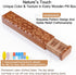 OYTKWU 7 Wooden Day Pill Organizer, Daily Once-a-Day Pill Box, Portable Travel Pill Case with Medium Compartments