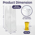 volila 150 Pack Reusable Plastic Bread Bags - Clear Loaf Bags for Homemade Bread - Perfect for Baked Goods Storage