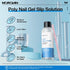 Morovan Poly Gel Slip Solution Kit, 4oz Liquid for Poly Gel Nails with Dual-Ended Brush Pusher for Beginners
