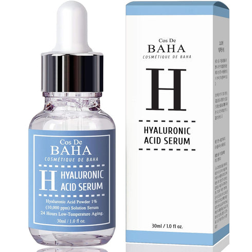 Pure Hyaluronic Acid 1% Serum, 10,000ppm Hydrating Face Serum for Fine Lines, 1 Fl Oz (30ml)