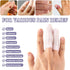 ANCIRS 10pcs Gel Finger Support Protector Caps Gloves, Silicone Fingertips for Cracking, Eczema, Arthritis (Large,