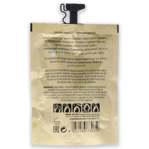 Heli's Gold Heliplex One Step Bond Complex - Rebuild and Restore Damaged Hair, 1.7 Oz