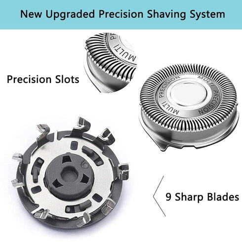 SH50/52 Replacement Heads for Philips Series 5000 Electric Shavers, Compatible with Norelco Razor Series S5000 All