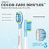 Toothbrush Replacement Heads for Philips Sonicare, 6 White and 6 Black