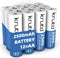 Kruta Rechargeable AA Batteries, Ni-MH Double A Solar Batteries 2500mAh High Capacity 1.2V