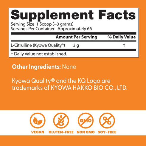 Doctors Best L-Citrulline Powder, Supports Circulatory Health, Non-GMO, Gluten Free, Vegan, 7 oz (200 Grams)