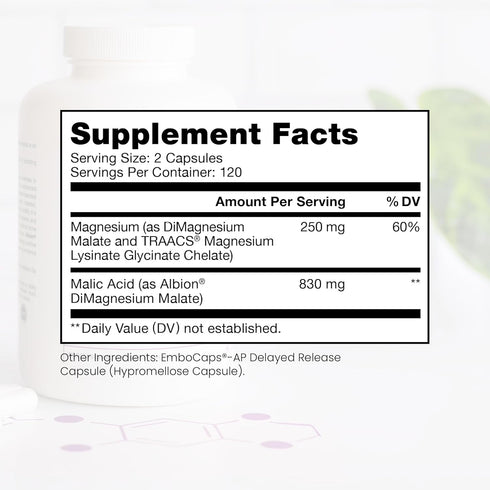 Optimum Magnesium Glycinate Capsules - Chelated Magnesium for Maximum Absorption, 240 Vegan Capsules