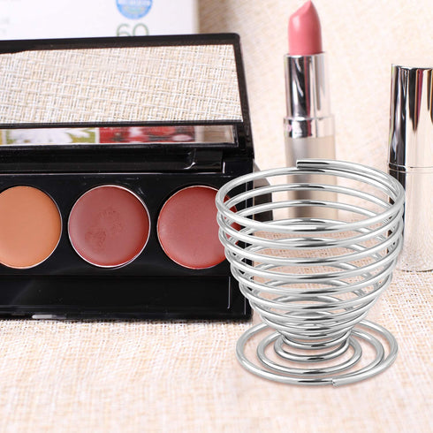 Luxspire Beauty Sponge Blender Holder, Makeup Powder Puff Display Stand, Silver Tool Dryer