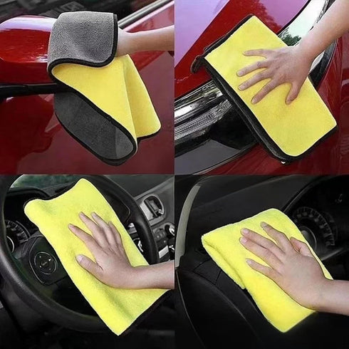 Tihzheoy 10 Pack 11.8"x15.7 Premium Microfiber Towels Coral velvet Washing and Detailing Towels for Car Detailing
