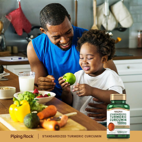 Piping Rock Turmeric Curcumin Complex 1500mg - 120 Capsules with Black Pepper Extract and Tart Cherry - Advanced