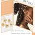 NAISKA Gold Metal Hair Jewelry for Braids, Dreadlocks, Beards - 30PCS Non-Piercing Ear Clips, Cuffs, Locs Decoration