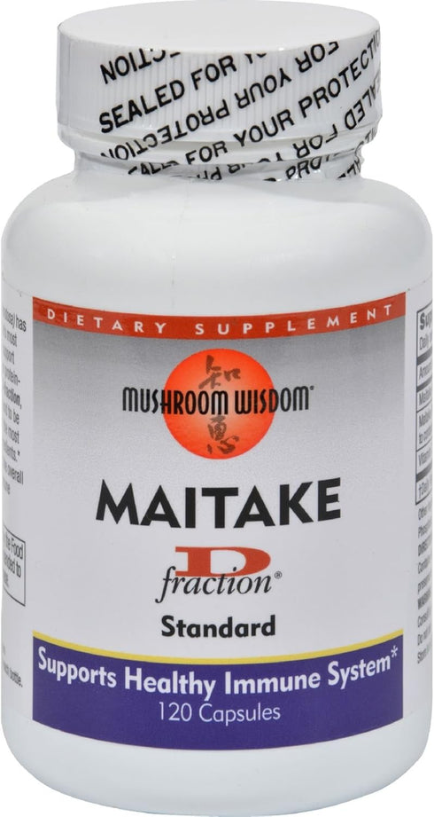 Grifron Maitake D-Fraction Standard Capsules, 120 Count for Immune Support