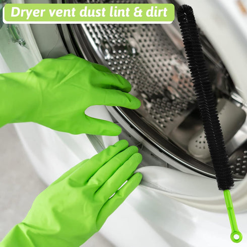 Sewer Drain Brush - Bendable Long Pipe Cleaners for Home Kitchen Sink, Shower & Bathtub Hair Clogs