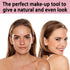 Makeup Brush Set, Professional Blending Brush and Sponges, 5 Piece Kabuki Foundation Brush Set