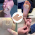 MoyRetty 60pcs U-Shaped Felt Callus Pads, Metatarsal Pads Self-Stick Cushions Protect Calluses from Rubbing on Shoes