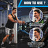 Breathe Trainer, Portable Adjustable Muscle Trainer for Daily Fitness Training, Easy to Clean (Black)