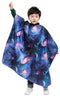 PERFEHAIR Kids Haircut Barber Cape Cover - Hair Cutting, Styling, and Shampoo with Space Starry Sky Printing