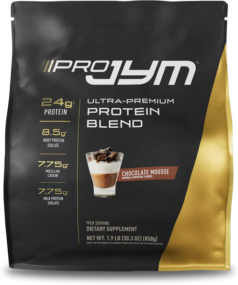 Jym Supplement Science Pro JYM Protein Powder - Chocolate Mousse, Whey Isolates, Casein, Milk Protein, 22 Servings
