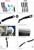 Crevice Cleaning Brush, Ginsco 7 Pcs Hard Bristle Cleaning Brush Kits, Multifunctional Hand Held Tools for Small Corners