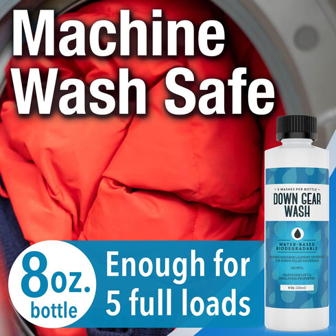 IMPRESA Concentrated Down Wash Detergent, 5 Loads, 8 oz, High-Performance for Coats
