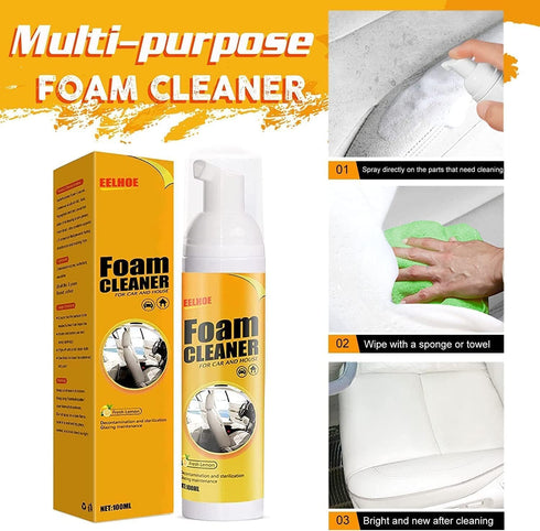 Zmuhyrd (1pcs-100ml) Foam Cleaner All Purpose, Foam Cleaner, Foam Cleaner for Car, Multifunctional Car Interior Foam