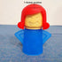 Angry Mama Microwave Cleaner, High Temperature Steam Cleaning Tool, Easily Deodorizes Fridge, Add Vinegar and Water