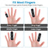 Set of 2 Finger Splints, Trigger Finger Brace with 10 Nylon Sleeves for Sport Injuries, Swelling, Tendon Stiffness,
