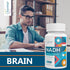 NADH 50mg + CoQ10 200mg + D-Ribose 150mg Supplement for Energy & Fatigue, 120 Veggie Capsules
