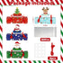 Sereliy 4PCS Set, Candy Christmas Money Holder Box for Cash Gift Pull, Surprise Gifts Box for Money Christmas DIY Funny