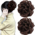 Messy Hair Bun Hair Piece 2Pcs, Curly Bun Hair Piece, Hair Buns Extension Fake Hair Scrunchie