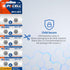 PKCELL LR44 1.5 AG13 357 303 A76 SR44 (10 CountPack 1) Batteries Volt Alkaline Button Coin Cell Battery