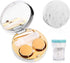 Contact Lens Travel Kit with Cleaner Washer, Portable Box with Mirror Tweezers Remover Tool for Daily Outdoor Use