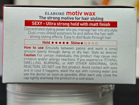 Motiv Wax Sexy, 3.38 fl oz./100ml