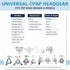 Organic Deal 2 Pack Universal CPAP Headgear Strap Replacement for Philips Respironics Headgear & ResMed CPAP Supplies