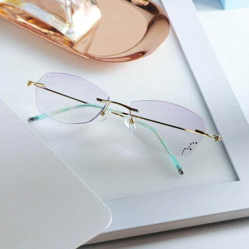 LifeArt Blue Light Blocking Glasses, Anti Blue Rays Computer Reading Glasses for Women (+1.00 Magnification)