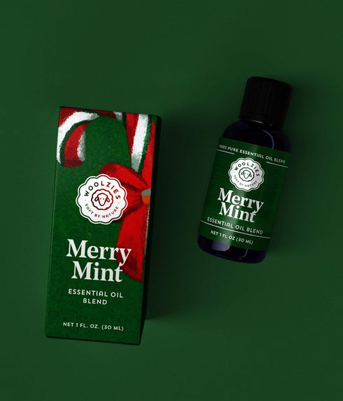 Holiday Essential Oil Blend | Perfect for Aromatherapy, Soaps, Candles, & Lotions (Merry Mint, 1 Fl Oz)