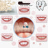 VEZE Tooth Repair Kit, Thermal Fitting Beads and Fake Teeth for Temporary Fixing Missing Tooth, Yellow