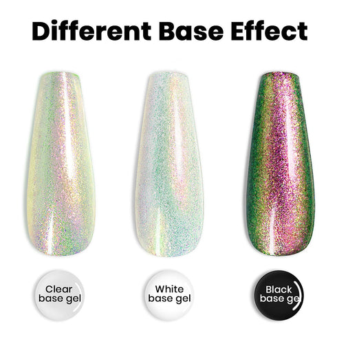 RARJSM Pearl Gel Nail Polish - Glitter Drawing Dark Red Shimmer Mermaid Nail Gel, Soak Off UV Cure for DIY Manicure