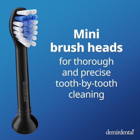 HX6088b 8 Pack demirdental Toothbrush Heads mini Sensitive Compatible with Philips Sonicare Toothbrush Heads - Soft