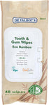 Dr. Talbot's Eco Bamboo Baby Tooth and Gum Wipes, Naturally Inspired with Citroganix, 1-Pack, 48 Count