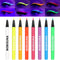 BOBISUKA 8 Colors UV Neon Liquid Eyeliner Set, Matte Colored Eyeliners, Waterproof Smudge-proof Pigmented Gift Kit