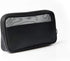 Mesh Travel Toiletry Bag, Transparent Standing Pouch, Portable Shaving Kits Organizer, Pack of 2 Sizes (S/M), Black
