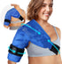 Atsuwell Shoulder Ice Pack - Reusable Gel Ice Wrap for Shoulder Injuries, Pain Relief, Bursitis, Tendonitis, Blue